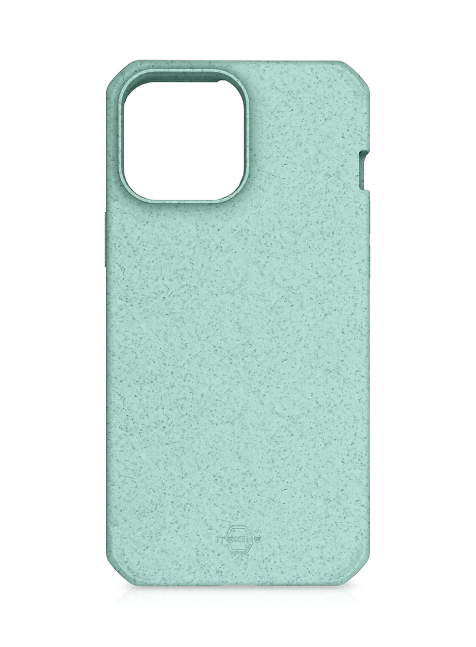Itskins Feroniabio Terra iPhone 13 Pro Max Cover - Light Green - Tashqila Itskins Feroniabio Terra iPhone 13 Pro Max Cover - Light Green - Tashqila